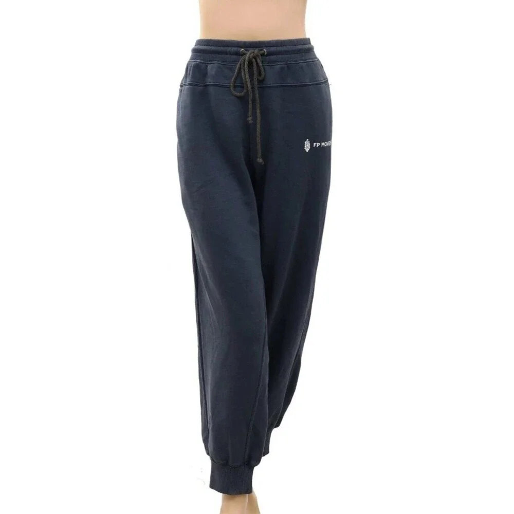 Free People FP Movement Undefeated Joggers Sweatpants Tapered Solid XL 290207